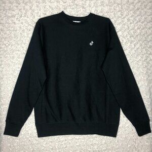 Independent Trading Company Men's‎ Black Long Sleeve Sweatshirt Size Medium